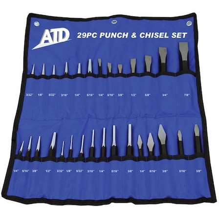 Atd Tools ATD 29-Piece Punch and Chisel Set 729